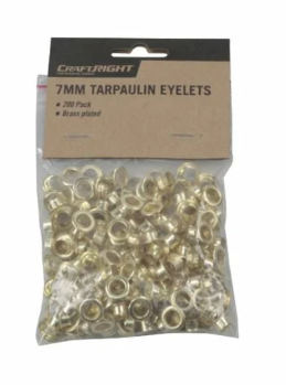 Craftright 7mm Eyelets - EG1011/200 Pack