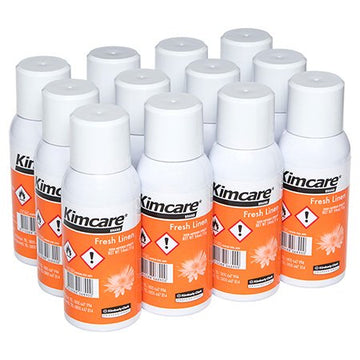 KIMCARE MICROMIST 6890 Fragrance Refill, Fresh Linen, 12 Cans/Case