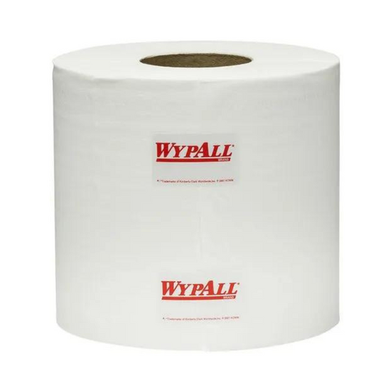 WYPALL 94125 L10 Roll Control Centrefeed Wiper, White 20cm x 38cm, 790 Wipers, 300 Meters/Roll, 4 Rolls/Case