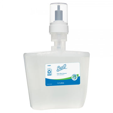 54962 Kleenex Automatic Luxury Foam Soap Fragrance Free, 1200ml/Cartridge, Case of 2 Cartridges