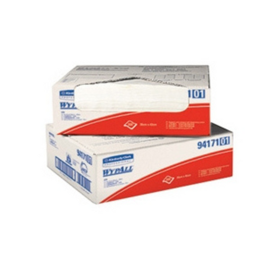WYPALL 94171 X70 Single Sheet Wiper, White 35cm x 42cm, 300 Wipers/Case