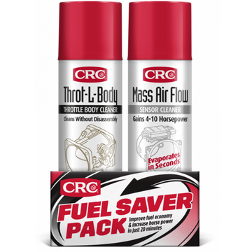 CRC Mass Air Flow & Throttle Body Fuel Saver Pack, 400g