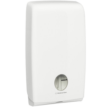 AQUARIUS 70250 Optimum Hand Towel Dispenser, White Lockable ABS Plastic, Compatible with 4455, 4456, 4457 & 38000 Codes