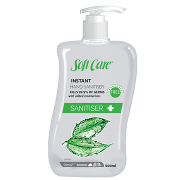 Diversey Soft Care Instant Hand Sanitizer, Fragrance Free, 500ml