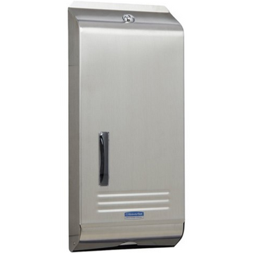 KCP 4970 Compact Hand Towel Dispenser, Lockable Stainless Steel, Compatible with 4440, 5855, 5856 & 4444 Codes