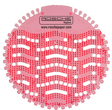 8751 Rosche Wave Urinal Mat Pink Melon 25pk