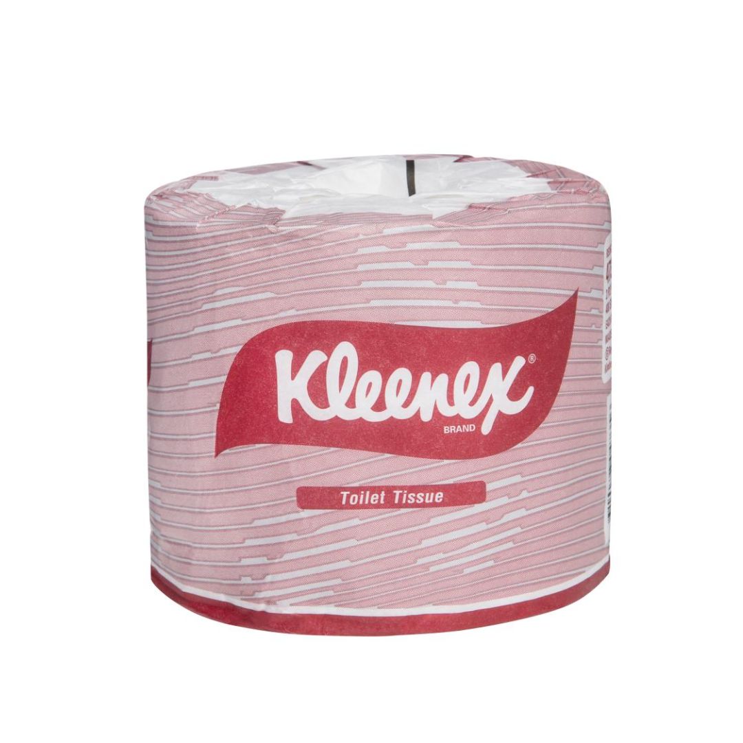 KLEENEX 4735 Toilet Tissue, White 2 Ply, 400 Sheets/Roll, 48 Rolls/Case