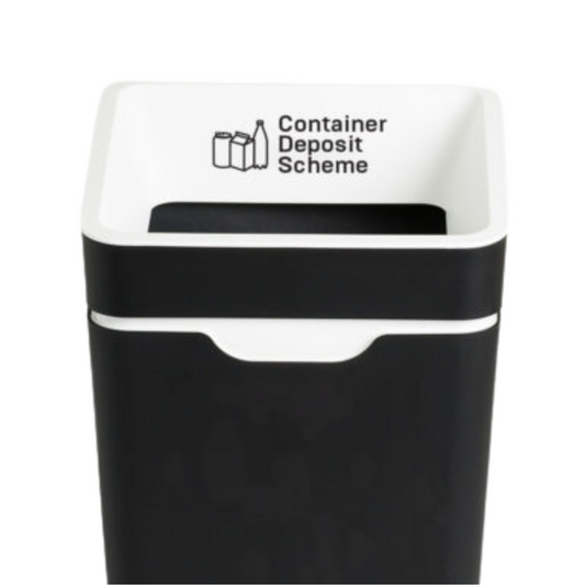 Method Recycling Bin 60L - Open Lid - White Container Deposit Scheme