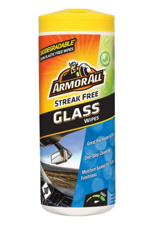 Armor All Glass Wipes, 30 Pack