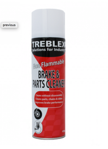 NON FLAMMABLE BRAKES & PARTS CLEANER, 450g