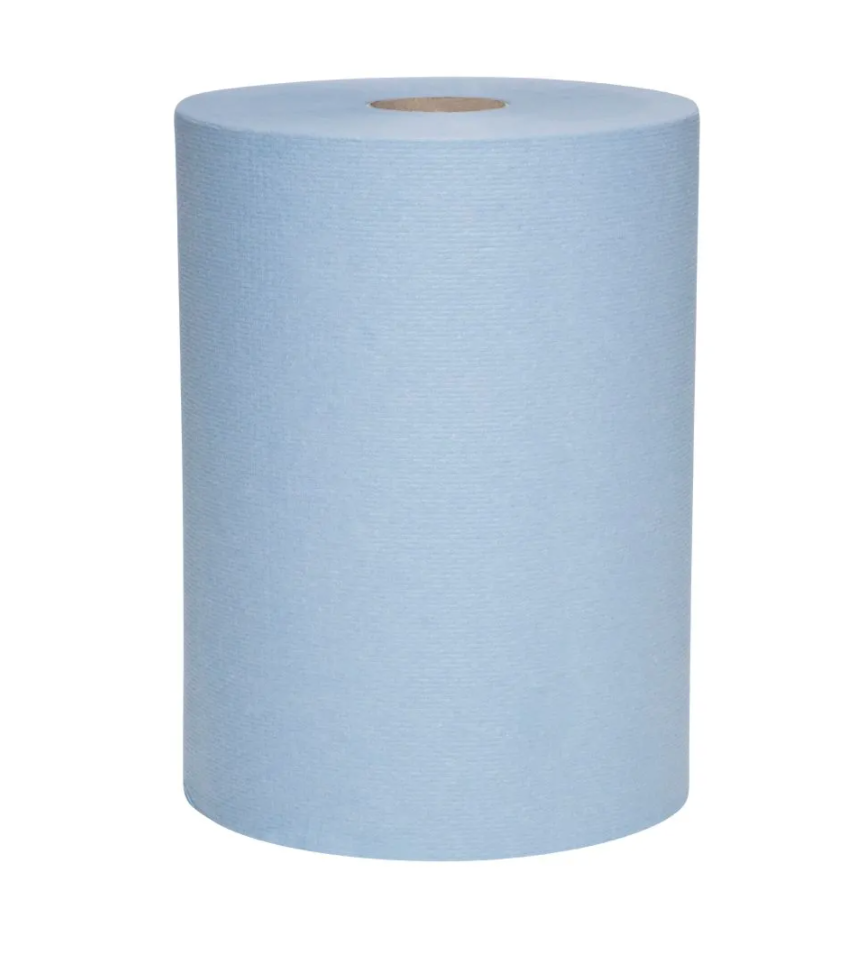 SCOTT 6698 Slimroll Hand Towel, Blue 1 Ply, 176 Metres/Roll, 6 Rolls/Case