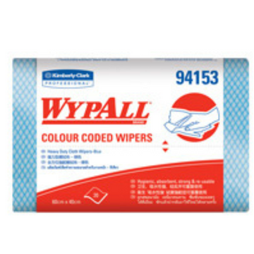 WYPALL 94153 Wiper, Blue 60cm x 40cm, 20 Wipers/Pack, 12 Packs/Case