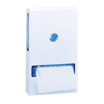 COSTSAVER* 4930 Interfold Toilet Tissue Dispenser, White Surface Mounted Enamel, Compatible with the 4301 Code