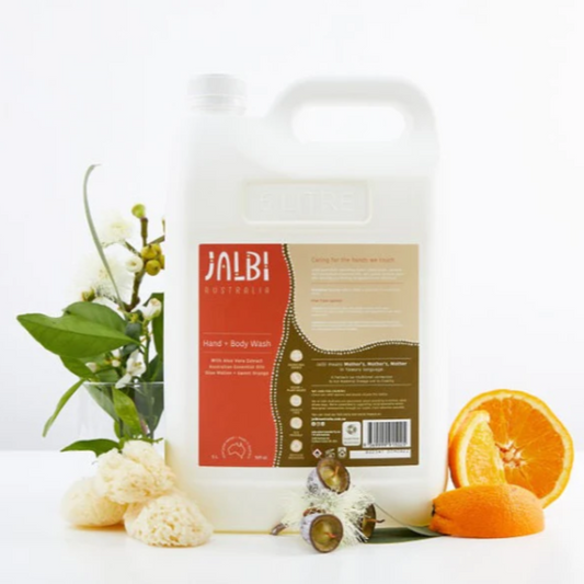 Jalbi Hand Sanitiser Blue Malley & Sweet Orange 5L