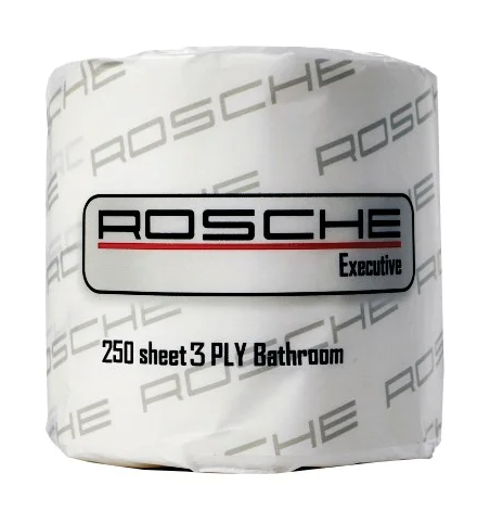 6000e Rosche Toiilet Paper, Rolls, 3 PLY,  250 Sheets. 48/Ctn
